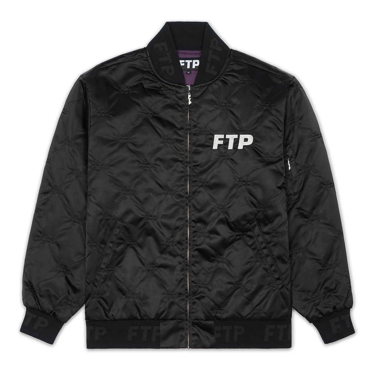 AnotherShop - Куртка FTP — Quilted Satin Bomber