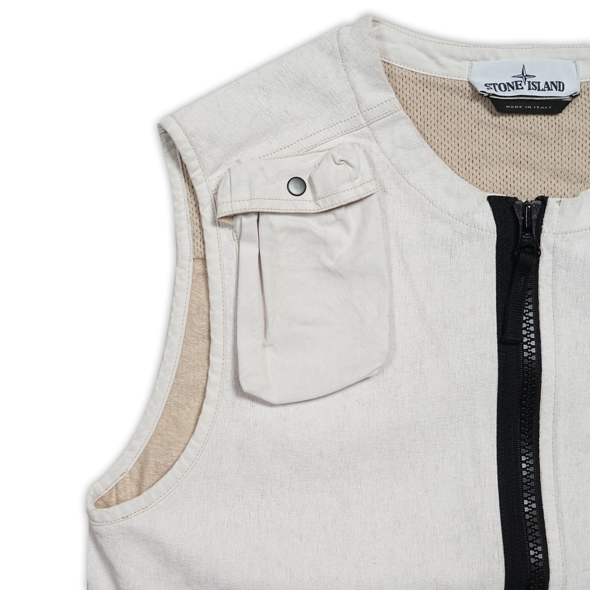 utility vest stone island