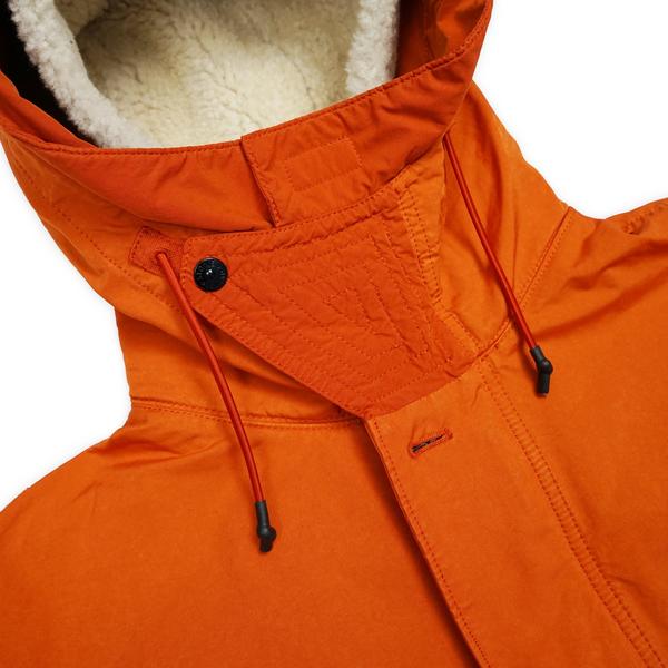 stone island david tc parka orange