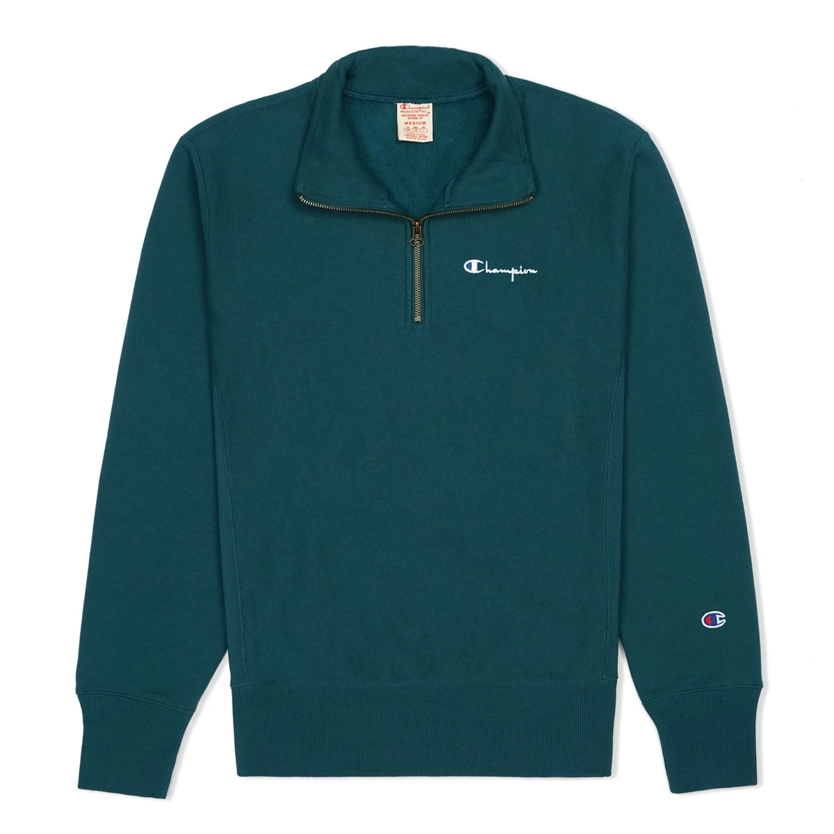 Small Script Half Zip