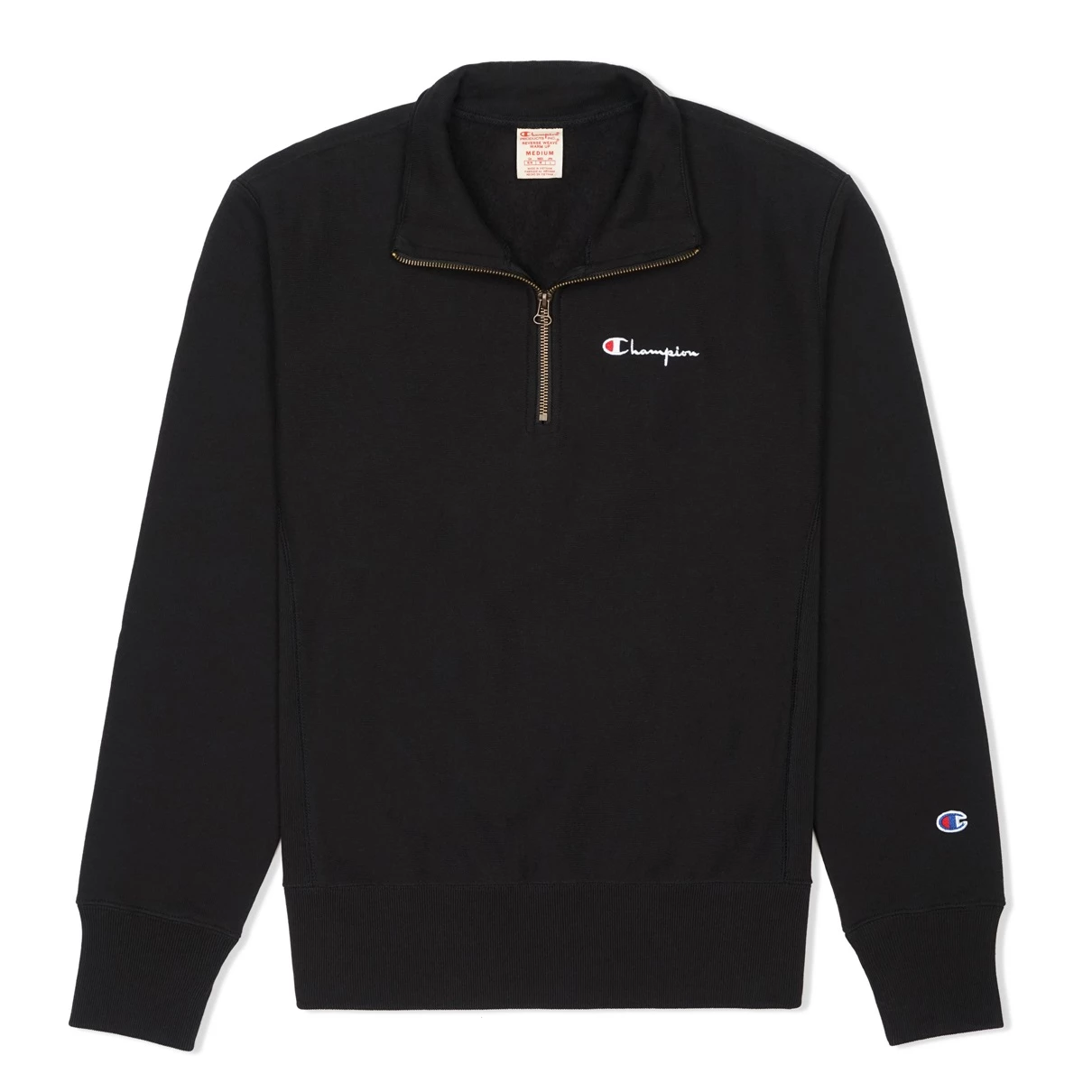 Small Script Half Zip