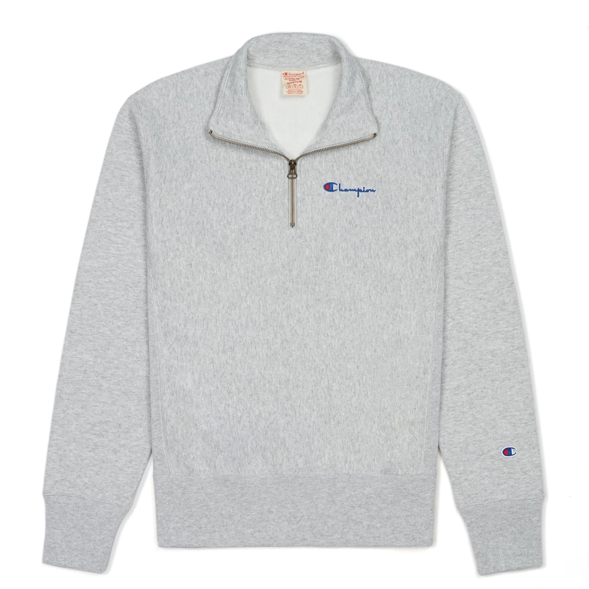 Small Script Half Zip