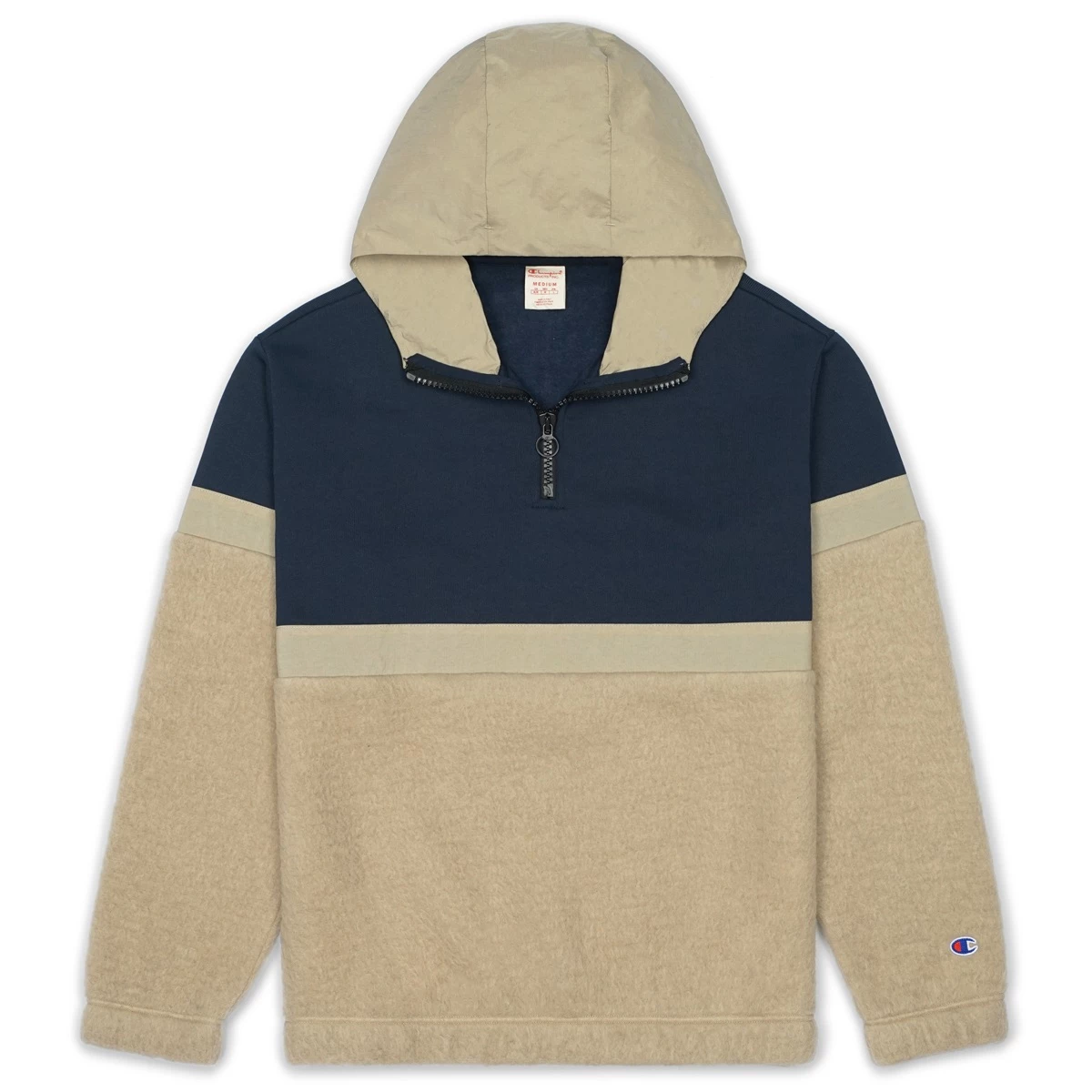 Teddy Cashmere Nylon Half Zip