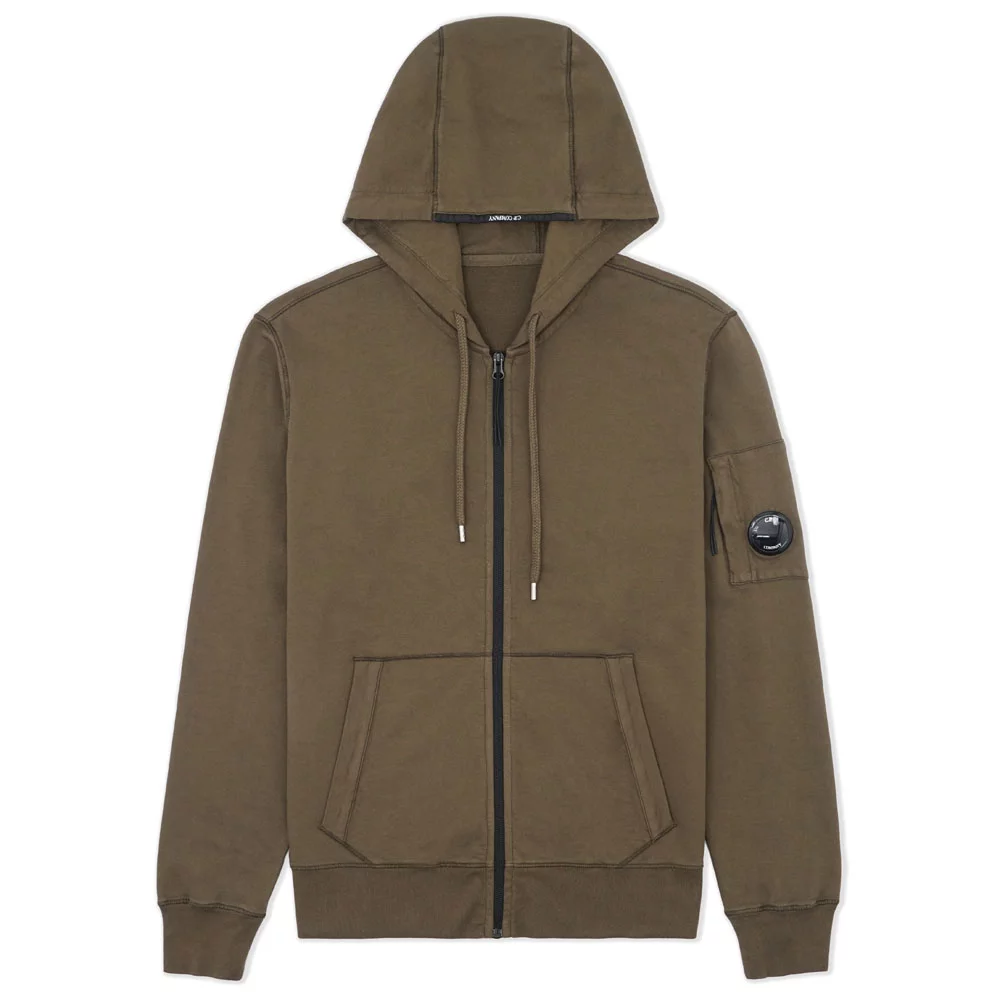 Light Fleece Full Zip Lens Hoodie