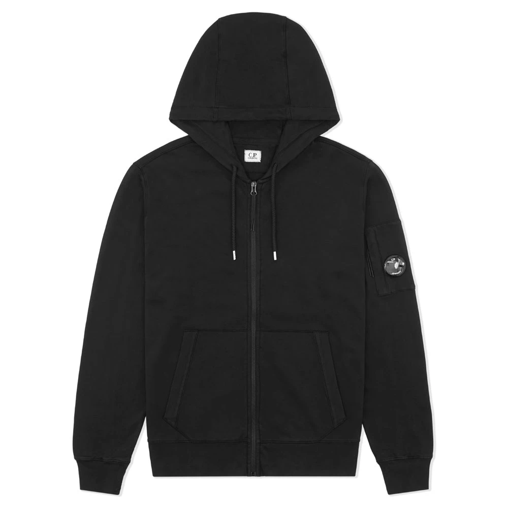 Light Fleece Zip Hooded Lens