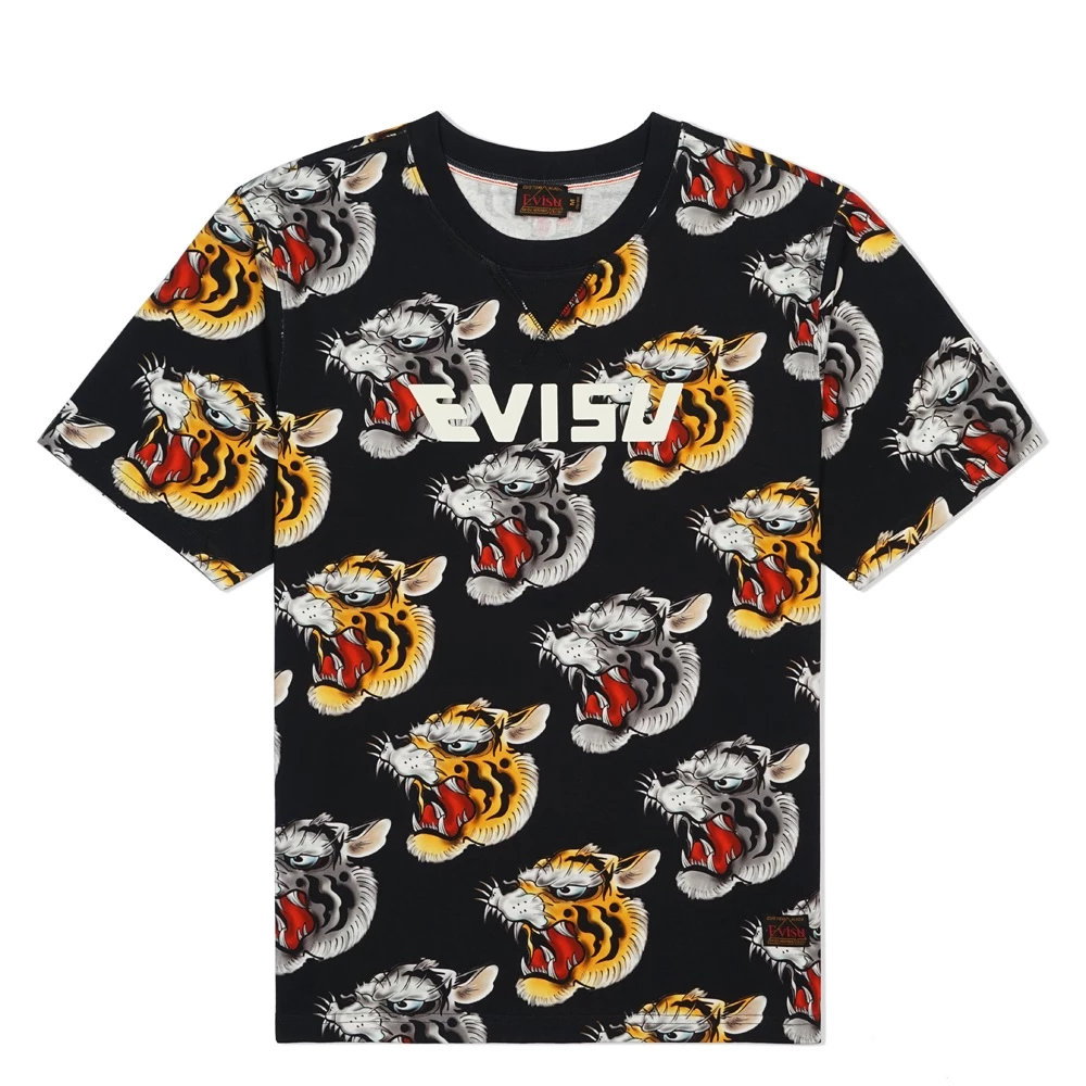 Evergreen Tiger Head All Over Printed