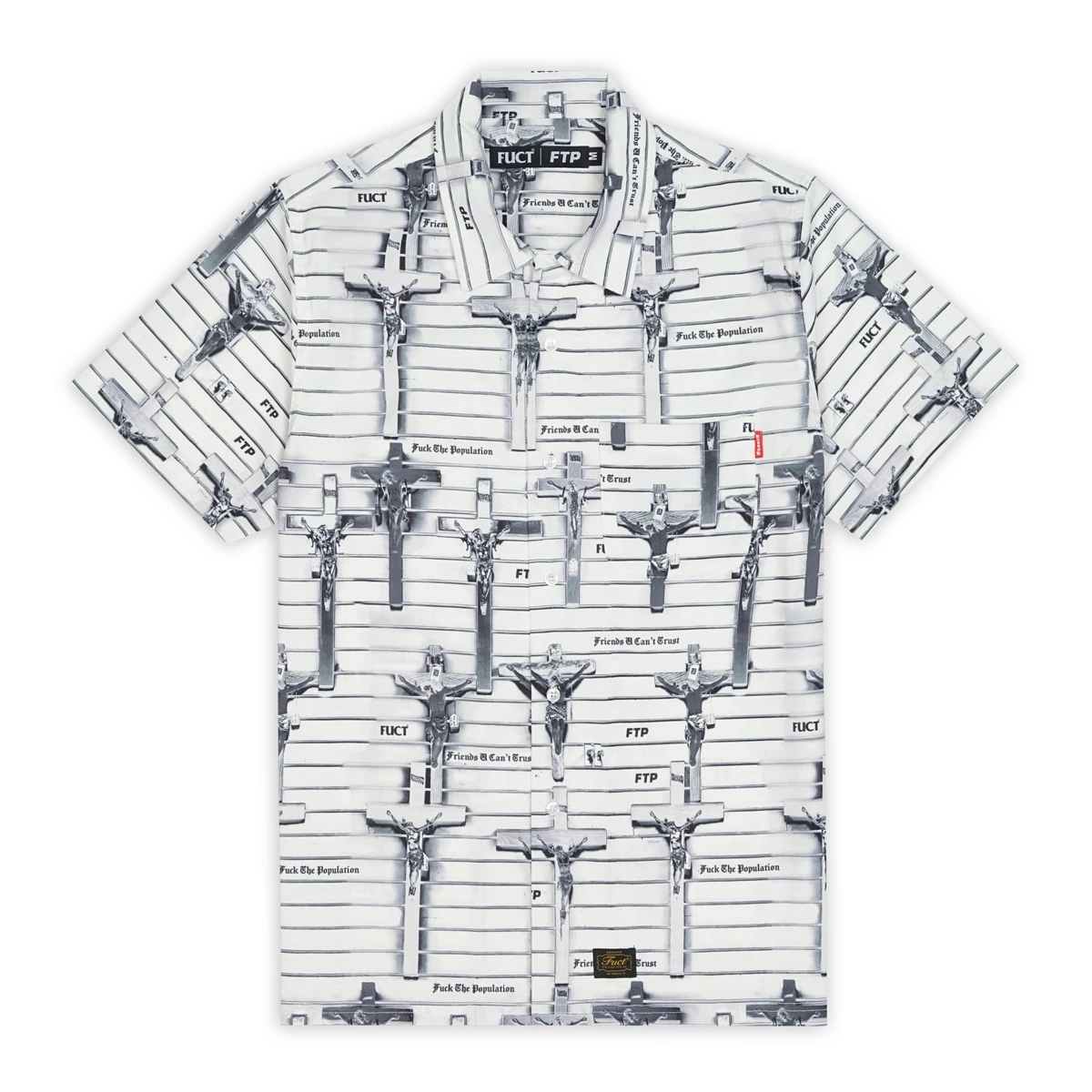 x FUCT Cross Button Up