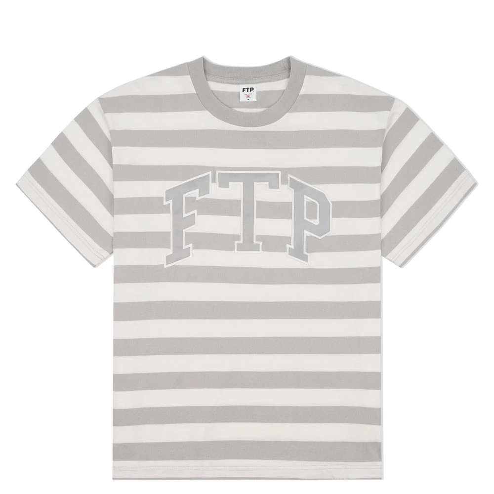 Striped Arch Logo Tee