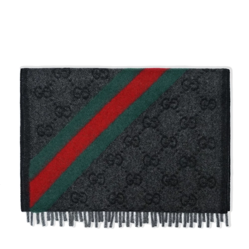 GG Pattern Web Wool Blend