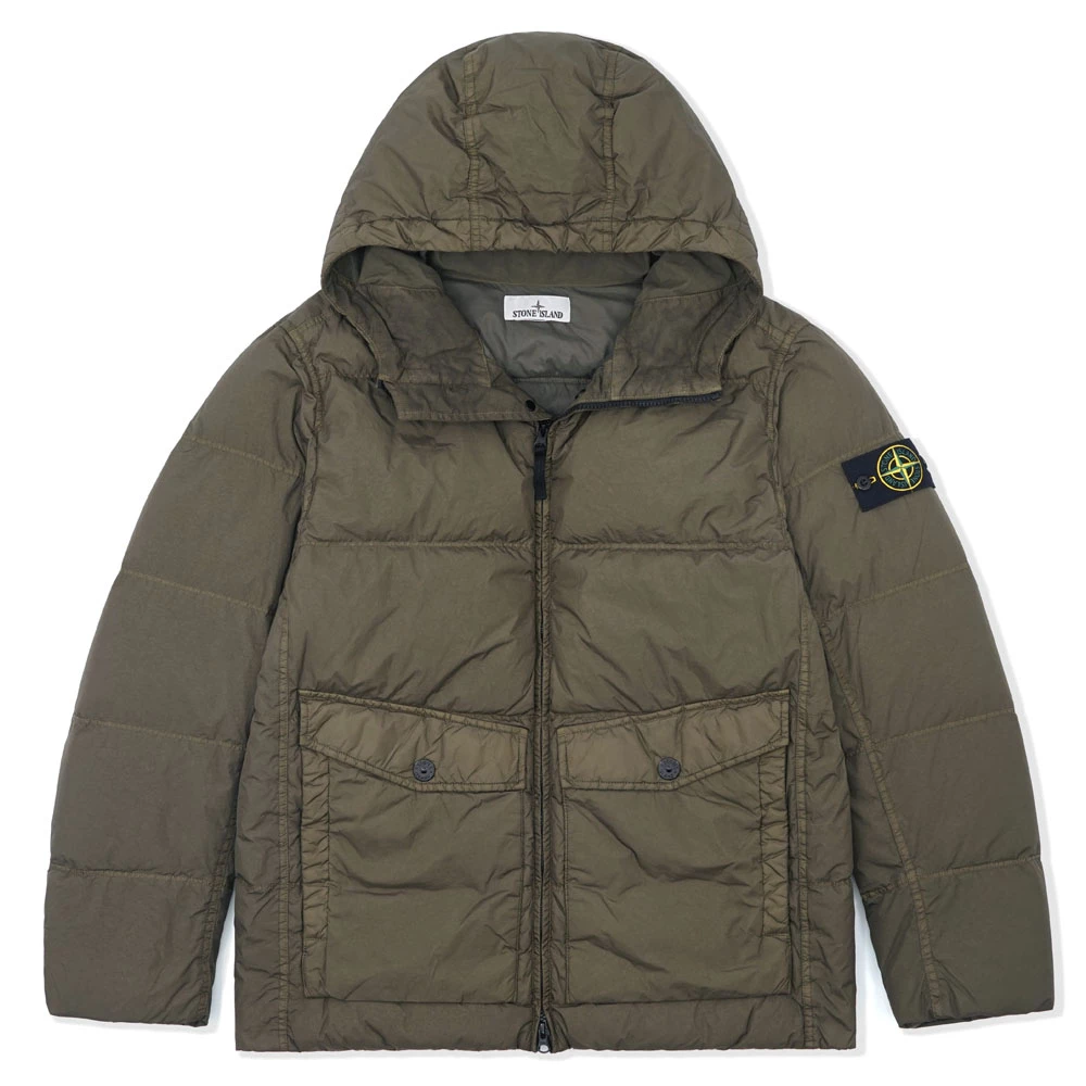 Crinkle Reps NY Recycled Nylon Down Hooded