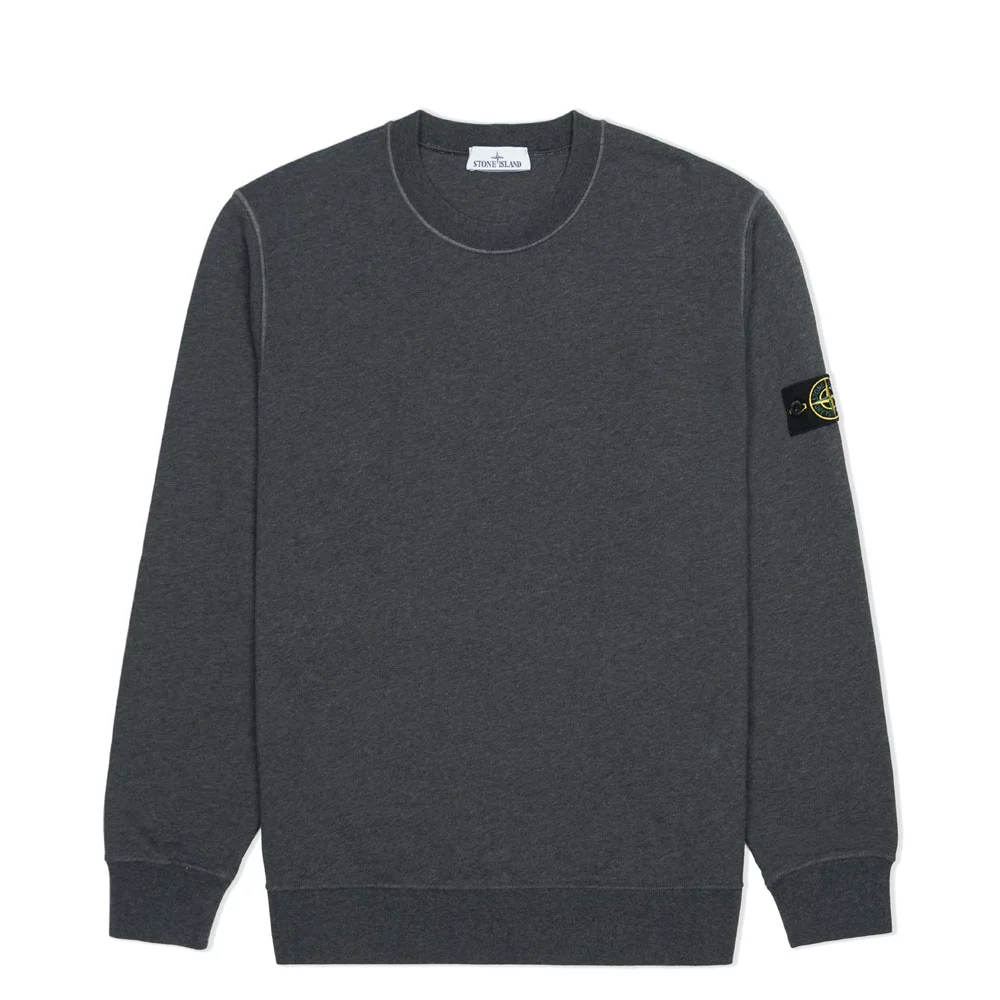 Brushed Organic Cotton Fleece Crew Neck