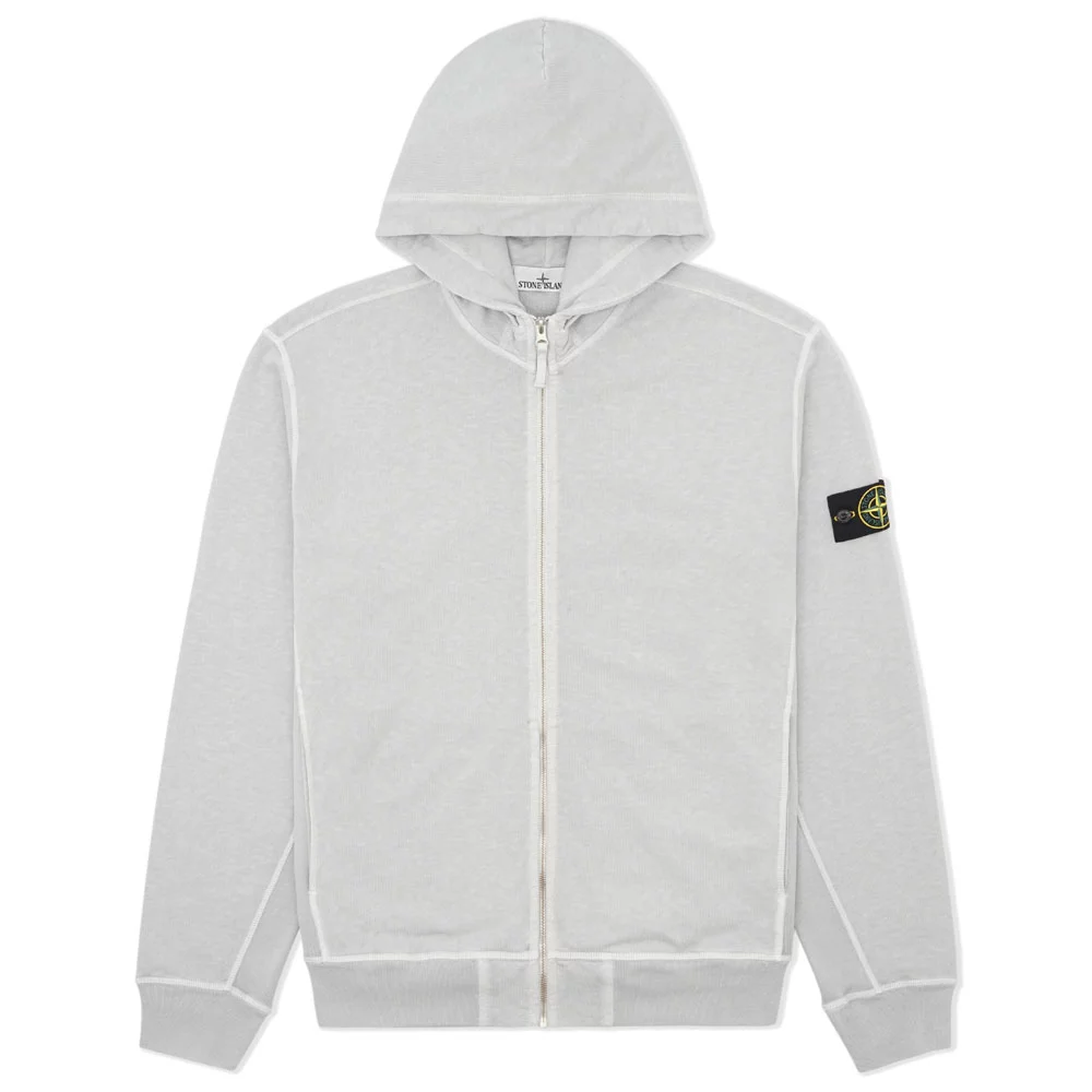 Malfile Fleece Old Effect Full Zip Hoodie