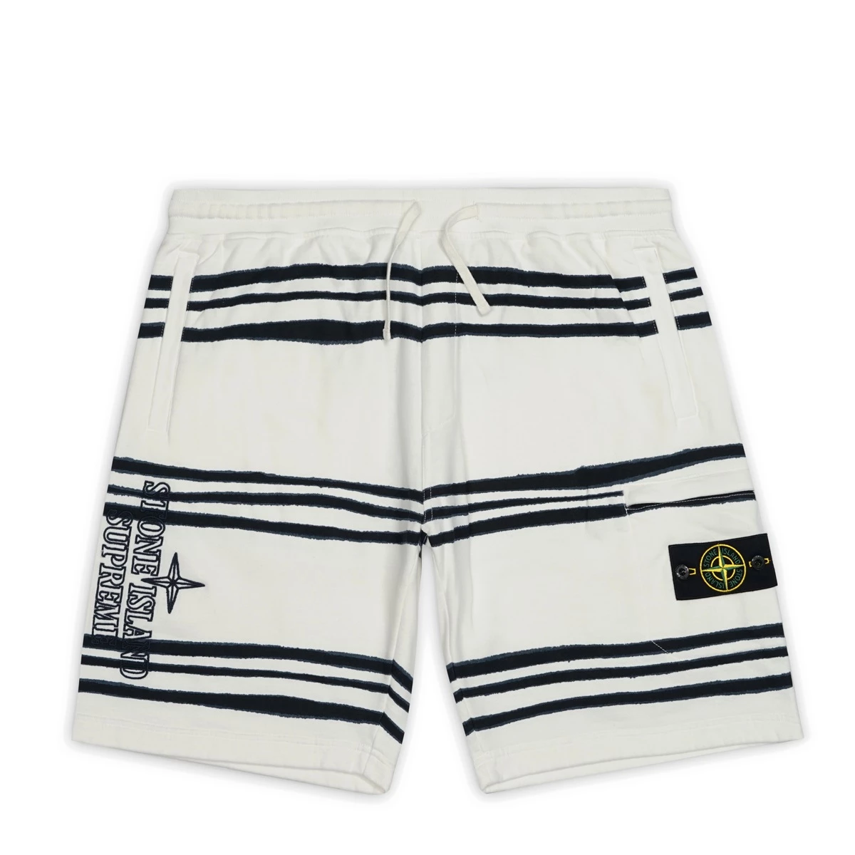 x Supreme Warp Stripe Sweatshorts