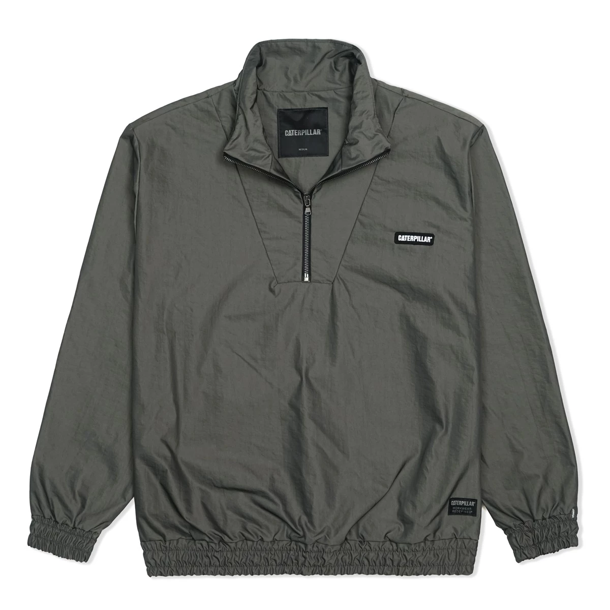 Half Zip Nylon Reflective Logo